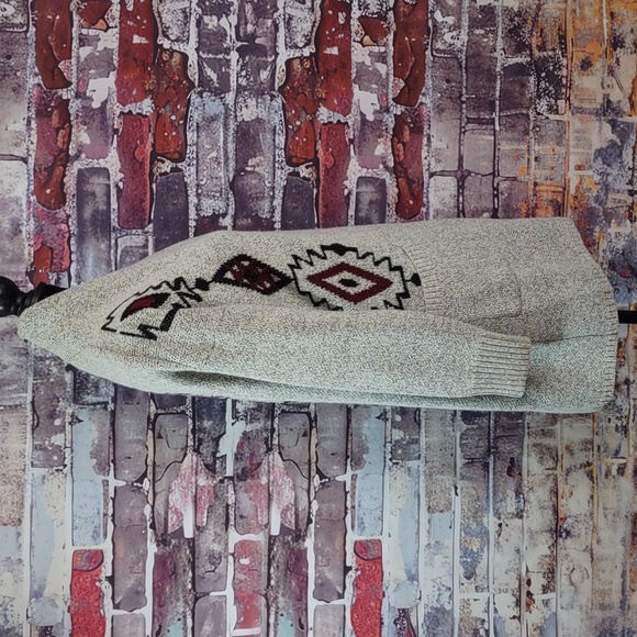 Debut Southwestern Aztec Pattern Cardigan Sweater - Picture 4 of 8